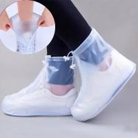 ราคา ฝาครอบรองเท้ากันน้ําซิลิโคนรองเท้า Unisex ป้องกันรองเท้าฝนสําหรับในร่มกลางแจ้ง Rainy Reusable กลางแจ้งรองเท้า (56660402019)