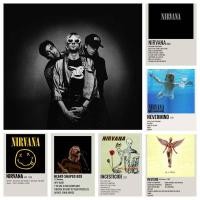 ราคา Nirvana Rock band Poster Tupac ภาพวาดผ้าใบฝาครอบอัลบั้มสําหรับตกแต่งผนัง (19982891511)