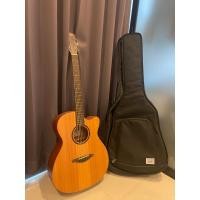 ราคา กีต้าร์โปร่งมือสอง Veelah V1-OMC acoustic guitar 40นิ้ว (26277053215)