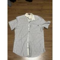 ราคา เสื้อเชิ๊ต PlayBoy ลายทาง size XL วัดจริงรอบอก 41 ยาว 27 เป็นสินค้ามือ2 ***มีตำหนิ คอปกรุ่ย (47458527857)