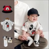 ราคา Disney Mickey Mouse Clothes ทารกแรกเกิด เด็กชาย ฤดูร้อน ผ้าฝ้าย แขนสั้น การ์ตูน Winnie the Pooh จั๊มสูทแฟชั่น (43600733316)