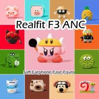ราคา สําหรับ Realfit F3 ANC Case การ์ตูนสร้างสรรค์ซิลิโคนอ่อนนุ่มหูฟังกรณีปลอก NO.2 (42065789664)