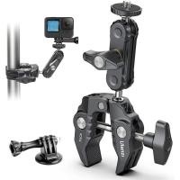 ราคา Ulanzi Super Clamp Camera Clamp Mount Monitor 360° Ballhead Magic Arm อะแดปเตอร์หัวบอลคู่ 1/4 "-20 & 3/8 "-16 ด้ายสําหรับกล้อง DSLR/Gopro/ไฟ LED/Freefly MOVI (28244646454)