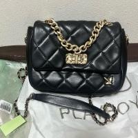 ราคา *มือสอง*✌กระเป๋าสะพายข้าง แบรนด์แท้ Playboy หนังนิ่ม ขนาด 9 นิ้ว (29835426865)