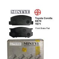 ราคา Toyota Corolla KE70 ผ้าเบรคด้านหน้า MP-80J Mintye Toyota Corolla KE71 TE71 04491-12130 04491-12160 (57259083484)