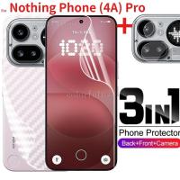 ราคา 3in1 ด้านหน้าด้านหลังคลุมทั้งหมดป้องกัน Hydrogel สําหรับ Nothing โทรศัพท์ 4A Pro Phone4A Phone4APro 4APro Phone4A เลนส์กล้องด้านหลังตัวป้องกันหน้าจอแบบนุ่ม Nothingphone4apro ฟิล์มป้องกัน (48360750106)