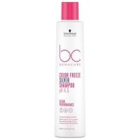 ราคา ❤️ไม่แท้คืนเงิน❤️Schwarzkopf Professional BC Bonacure Color Freeze Silver Shampoo pH4.5 ขนาด 250ml (29735200827)