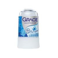ราคา [สินค้าส่งด่วน] เกรซ โรลออนสารส้ม สูตรธรรมชาติ 70 กรัม GRACE DEODORANT 70 G. BLUE (54660857566)