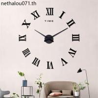 ราคา ยุโรปที่ไม่ซ้ํากัน diy อะคริลิค o-Force Creative Wall Clock เลขโรมันห้องนั่งเล่นตกแต่งนาฬิกาแขวนสติ๊กเกอร์นาฬิกา L (46109132575)