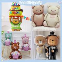 ราคา หมีอลูมิเนียมฟิล์มบอลลูนเค้กหมีเจ้าบ่าวเจ้าสาวหมีโบว์หมีใช้สําหรับวันเกิดงานแต่งงานครบรอบตกแต่งภาพพื้นหลัง (24735752443)