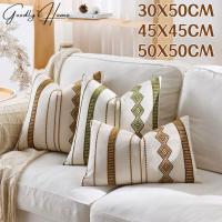 ราคา 30x50 ซม./45x45 ซม./50x50 ซม.เรขาคณิต Tufted ลายโยนหมอนครอบคลุม Boho Farmhouse ผ้าฝ้ายปลอกหมอนนุ่มสําหรับ Home โซฟาเตียงห้องนั่งเล่น Deco (56561989914)