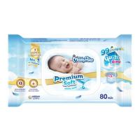 ราคา มามี่โพโค ทิชชูเปียกพรีเมียมซอฟท์ MamyPoko Premium Soft Wipes 80Sheet (47159457208)