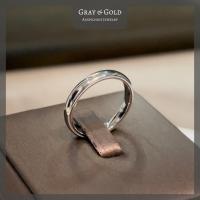 ราคา Gray & Gold แหวนวงเกลี้ยง ทรงมน หน้ากว้าง 3 มิล สีเงิน (Silver) แหวนชายหญิง คู่รัก แต่งงาน [TC103] (12399217208)