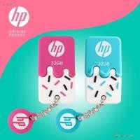 ราคา Hp แฟลชไดรฟ์ USB 64GB 32GB 2.0 สีฟ้า สีชมพู 16GB 128GB (22880728708)