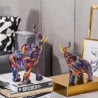ราคา ศิลปะเครื่องประดับสร้างสรรค์งานฝีมือข้ามพรมแดนตกแต่งสํานักงานขายส่งเรซิ่นเด็กช้างตู้ไวน์ห้องนั่งเล่นตกแต่งบ้านขนาดใหญ่ PCDV (41780725098)