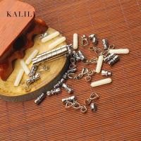ราคา ก1 สร้อยคอสร้อยข้อมืออุปกรณ์ ทําเอง แม่เหล็กหัวเข็มขัดสร้อยข้อมือสร้อยคอเชือกถักพลาสติกเกลียวโบว์มุกหัวเข็มขัดจี้ (47659887598)
