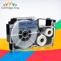 ราคา Label Tape Replace for Casio XR-12BU Black on Blue 12mm*8m for Casio KL-60 KL-120 KL-HD1 KL-P350W KL-7000 Label Maker (17449143456)