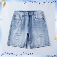 ราคา Hybrid Men Shorts Jeans ไฮบริดกางเกงยีนส์ขาสั้นผู้ชาย(Jeans)MSJ-024-JEANS (53407946140)