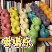 ราคา คลังสินค้าพร้อมจุด Gourmet Bloggers แนะนํา Chewy Candy Chewy สีสัน Gummies Influencer Candies Gourd Fruit Corn Cant Bite Candies Pull Candies Snacks ขายร้อนโปรโมชั่น (49211623570)