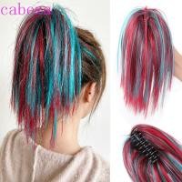 ราคา คาเบซ่า สีไฮไลท์วิกผมหางม้า,สังเคราะห์12นิ้วกรงเล็บคลิปต่อขนตา,อุปกรณ์ผมปุยสั้นธรรมชาติแหลมคมตรงแฮร์พีชใช้ทุกวัน (56811381081)