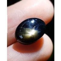 ราคา พลอย ไพลิน สตาร์ แซฟไฟร์ Blue Star Sapphire 9.67 กะรัต (Cts.) ดิบ Unheated พร้อมใบเซอร์ พลอยแท้ (18967200841)