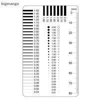 ราคา [bigmango] เกจวัดตรา การ์ดคราบ เกจวัดจุด ลวดวัด ไม้บรรทัดฟิล์ม ไม้บรรทัดตัดคราบ สต็อกใหม่ (47360337259)