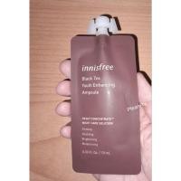 ราคา [ของแท้ 100%]《ขนาดพกพา แบบซอง》แอมพูลบำรุงผิวหน้า innisfree Black Tea Youth Enhancing Ampoule (10 ml.) (21093168218)