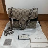 ราคา Like new Gucci dionysus mini ปีกดำ สภาพดีมาก หนัง ทรงแข็ง ขอบมุมสวย ภายในสะอาด อุปกรณ์ : การ์ด ตัวอย่างหนัง ถุงผ้า (1914669313)