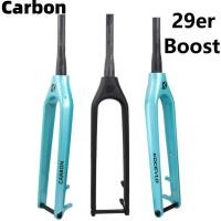 ราคา ยาวนานคาร์บอนส้อม Mtb 29 กรอบจักรยานเสือภูเขาส้อมด้านหน้า Mtb 29 Framework 29ER 15x110 มม. Boost 180 มม.โรเตอร์ล้อคาร์บอนแข็ง Bicycl (57011592403)