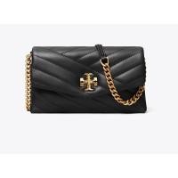 ราคา กระเป๋า TORY BURCH KIRA CHEVRON CHAIN WALLET สีดำอะไหล่ทอง (20785243989)