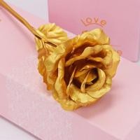 ราคา กุหลาบทองคำแท้ 24 K ของขวัญอันมีค่าในวันวาเลนไทน์ (2916817333)