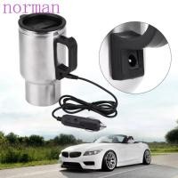 ราคา NORMAN ถ้วยทําความร้อนรถยนต์,แบบพกพา 12V กาต้มน้ําไฟฟ้ารถยนต์,Anti-scald Quick-Heat Double-Wallขนาดใหญ่ความจุ Travel Heated แก้วเก็บความร้อนกาแฟ (56311687528)