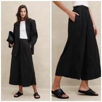 ราคา J.Jill Linen Blend Wide-Leg Cropped Pants (29321006445)