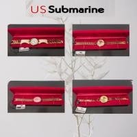 ราคา US Submarine นาฬิกาผู้หญิง สายสเตนเลส แถมกล่องกำมะหยี่สีแดง (13156868992)