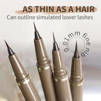 ราคา Fine Tip Liquid Eyeliner Pen ปากกาอายไลเนอร์กันน้ํา ไม่มีคราบ Long-Term Eye Makeup (27967934653)