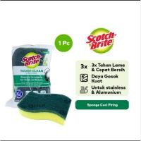 ราคา Scotch Brite 3M Tough Clean Scrub Sponge Strong Polishing Power LAM-Std/1-29 (25837668887)