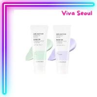 ราคา [The Face Shop] Air Cotton Makeup Base (35g) #01MINT / #02LAVENDER (47153561216)