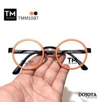 ราคา Toni Morgan กรอบแว่นตาสีส้ม Peach ทรงกลม รุ่น TMM 1087 น้ำหนักเบา วัสดุยืดหยุ่นได้ดี Made in Korea (25797368306)