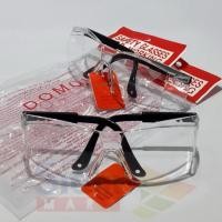 ราคา Domon แว่นตานิรภัย แว่นตากันสะเก็ด แว่นกันลม Safety Glasses (เลนส์ใส 2 อัน) (361856429)