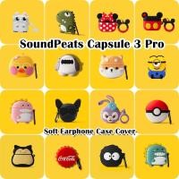 ราคา READY STOCK!นําไปใช้กับ SoundPeats Capsule 3 Pro เคส Case เคสหูฟัง ซิลิโคนนุ่ม น่ารัก เคสหูฟัง NO.1 (28057843833)