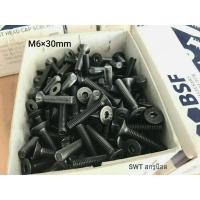 ราคา น็อตตัวผู้หัวจมดำเตเปอร์เบอร์ 10# ขนาด M6x30mm เกลียวตลอด 1.0mm Grade :12.9 Black Oxide ฺBSF น็อตเตเปอร์ เกรดแข็ง 12.9 (42920099381)