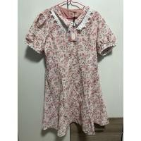 ราคา ชุดเดรสสีชมพูลายดอกเล็ก สาวอวบ 3XLอก42 (43868563061)