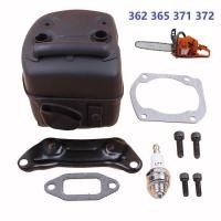 ราคา Durable Muffler Exhaust Bracket Screw Gasket Kit Fit Husqvarna 362 365 371 372 372XP 365XP Chainsaw (48207734950)