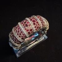 ราคา กำไลทับทิมสยาม ตัวเรือนเงินแท้ ทับทิมสยาม เฉลี่ยเม็ดละ 0.13 - 0.47 ct (54804108121)
