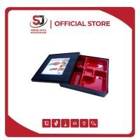 ราคา กล่องเบนโตะน่ารัก / กล่องเบนโตะเมลามีน / กล่องเบนโตะแบ่ง / กล่องเบนโตะเมลามีน PGB94 Onyx (44324548499)