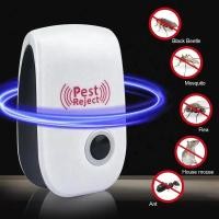 ราคา จัดส่งทันที Pest reject เครื่องไล่หนู เครื่องไล่แมลงคลื่นโซนิค ไล่มด ปลอดภัยไร้สารเคมี ครอบคลุม50-80 ตร.ม. เครื่องไล่หนู (41162106112)
