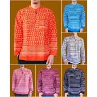ราคา เสื้อพื้นเมืองชาย ลายขอพระราชทานแขนยาว (14449384658)