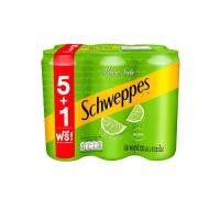 ราคา ชเวปส์ โซดากลิ่นมะนาว Schweppes Lime Soda 330ml. Pack6 (55109529291)