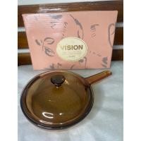 ราคา กระทะแก้วสีชาทนความร้อน ยี่ห้อ Vision (22352491269)