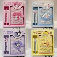 ราคา Sanrio My Melody Kuromi Cinnamoroll กล่องปากกาชุดน่ารักการ์ตูนนักเรียน Notepad สํานักงานแล็ปท็อป Agenda Planner Notebook (47308205061)
